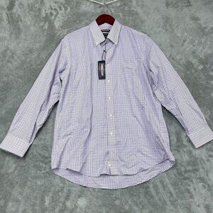Kirkland Signature Mens Non-Iron Button Down Cotton Dress Shirt a1393